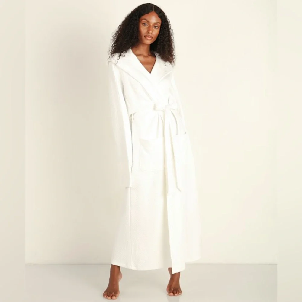 Eberjey Zen long spa robe NWT - Picture 2 of 5